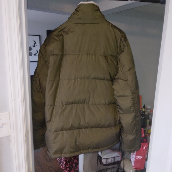 Mens Guess bomber jacket with fur neck - Picture 2 of 3